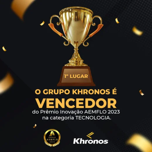 No momento, você está visualizando Grupo Khronos é vencedor do Prêmio AEMFLO Inovação na categoria TECNOLOGIA